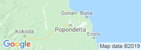 Popondetta map